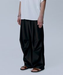 AREUBAN（アルバン）の「パラシュートハーフバンディングパンツ_ブラウン（スラックス）」