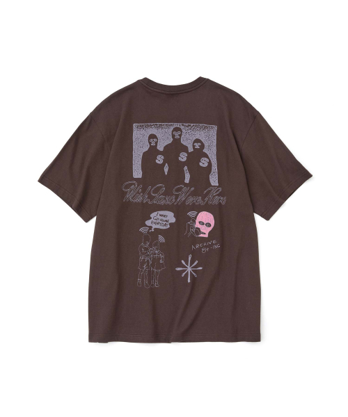 WMC(ダブリューエムシー)の「ポウンブローカーTシャツ_BROWN(Tシャツ/カットソー・メンズ・ブラウン・MEDIUM/LARGE/X-LARGE)」の1枚目の写真