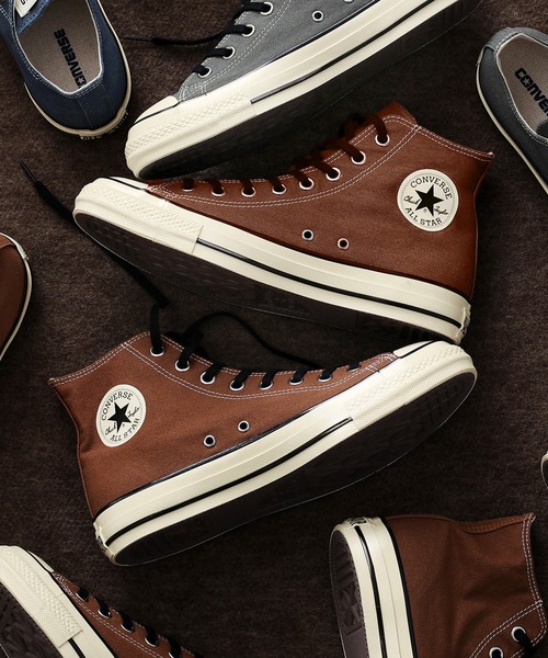 CONVERSE(コンバース)の「【CONVERSE】ALL STAR AGED CL HI(スニーカー・メンズ・ブラウン/ブルー/グレー/オレンジ/カーキ/ブルー系その他2・4.5/5/5.5/6.5/8/8.5/9/4/7/7.5)」の1枚目の写真