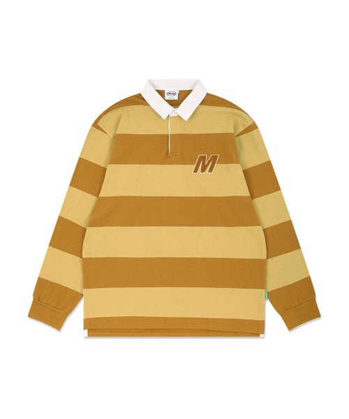 [Mmlg] M BORDER RUGBY SHIRT (YELLOW)