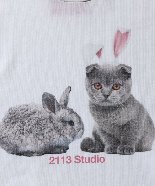 2113 STUDIO(イイルイルサムスタジオ)の「エアロクロップTシャツ10(Tシャツ/カットソー・レディース・その他・FREE)」の2枚目の写真
