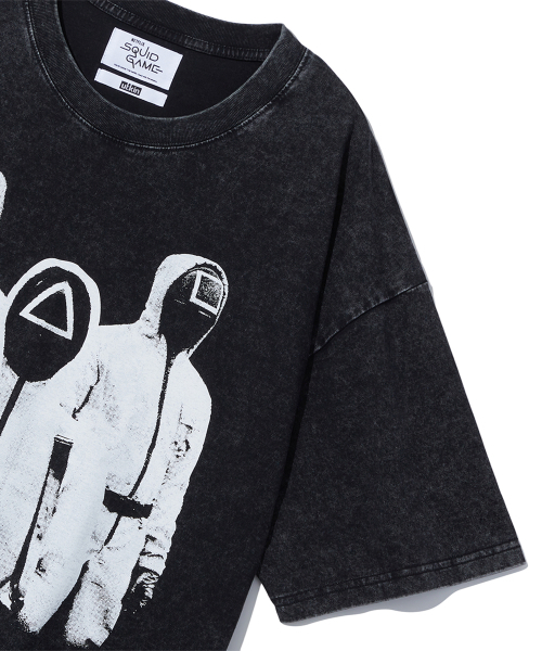 ULKIN（ウルキン）の「[アルキンxオジンガゲーム3] ビンテージガードTシャツ_チャコール（Tシャツ/カットソー・メンズ・チャコール・ONE）」の4枚目の写真