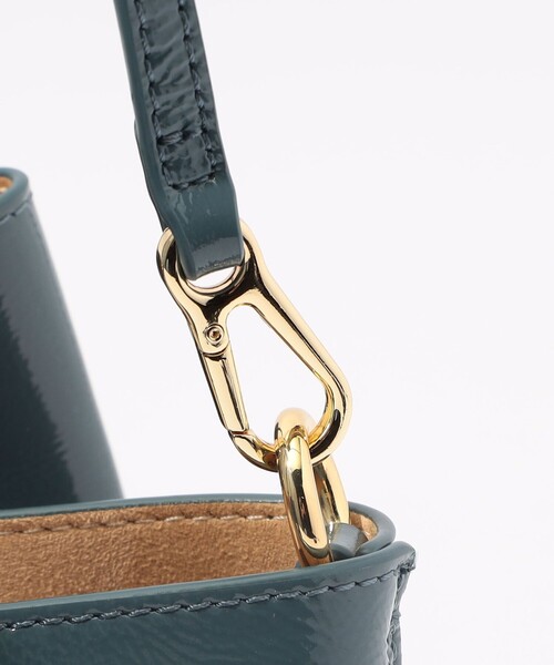 TOMORROWLAND （トゥモローランド）の「Atelier TOMORROWLAND SHELL MINI エナメルバッグ（ハンドバッグ・レディース・イエロー/ブルー・FREE）」の12枚目の写真