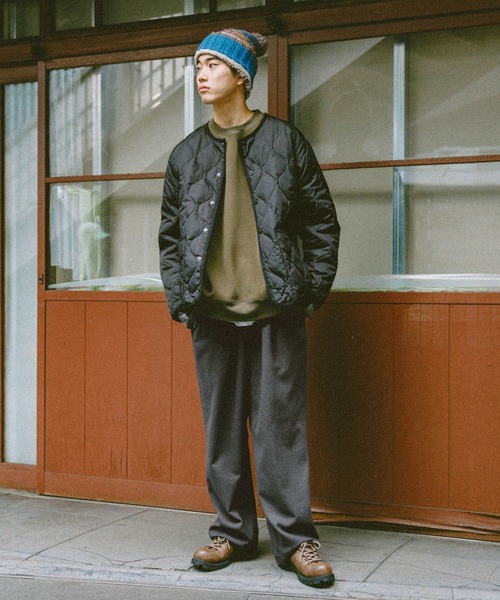 niko and...（ニコアンド）の「起毛ワイドイージ－パンツ（その他パンツ・メンズ・カーキ/ブラック/ブラウン/チャコール・LARGE/MEDIUM）」の6枚目の写真