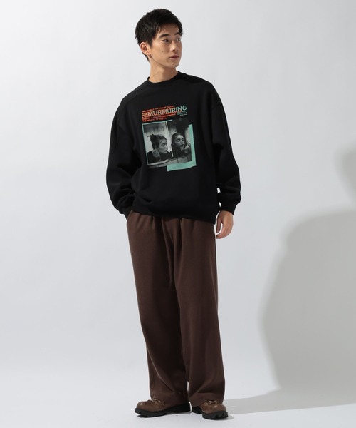 niko and...（ニコアンド）の「起毛ワイドイージ－パンツ（その他パンツ・メンズ・カーキ/ブラック/ブラウン/チャコール・LARGE/MEDIUM）」の18枚目の写真