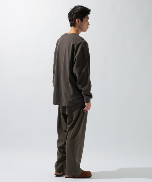 niko and...（ニコアンド）の「起毛ワイドイージ－パンツ（その他パンツ・メンズ・カーキ/ブラック/ブラウン/チャコール・LARGE/MEDIUM）」の22枚目の写真
