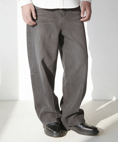 SWAGVIBE】Pinched Dye 3D Baggy Fit Denim Pants（デニムパンツ