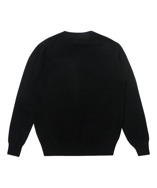 SOLEW(ソル)の「ウール100%カーディガン_ブラック(カーディガン/ボレロ・メンズ・その他・SMALL/MEDIUM/LARGE/X-LARGE)」の2枚目の写真