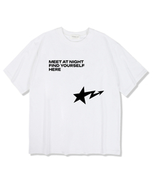 MIDNIGHT12AM（ミッドナイト12エーエム）の「Fine Yourself Short Sleeve T-Shirt White（Tシャツ/カットソー）」