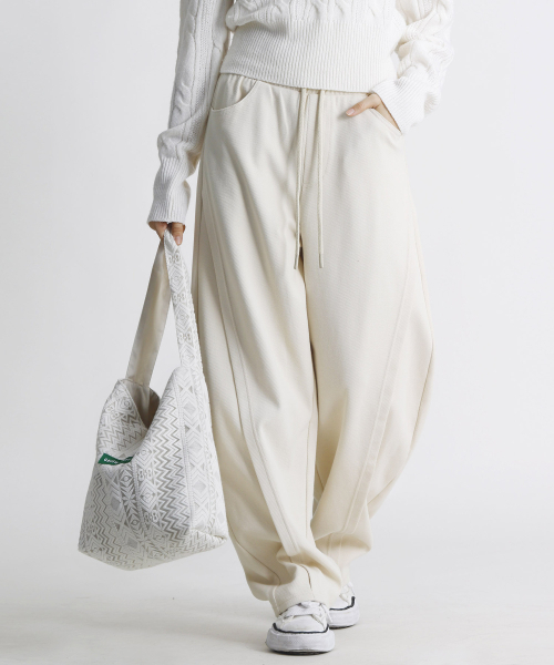 GREEN STUFF(グリーンスタッフ)の「seem full bag 62 - ethnic lace ivory(エコバッグ/サブバッグ・レディース・その他・FREE)」の9枚目の写真