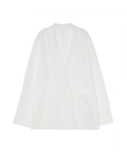 LAGUNAMOON(ラグナムーン)の「タイルパターンレースダブルジャケット 【夏服】(テーラードジャケット・レディース・ブラック/ホワイト・FREE)」の14枚目の写真
