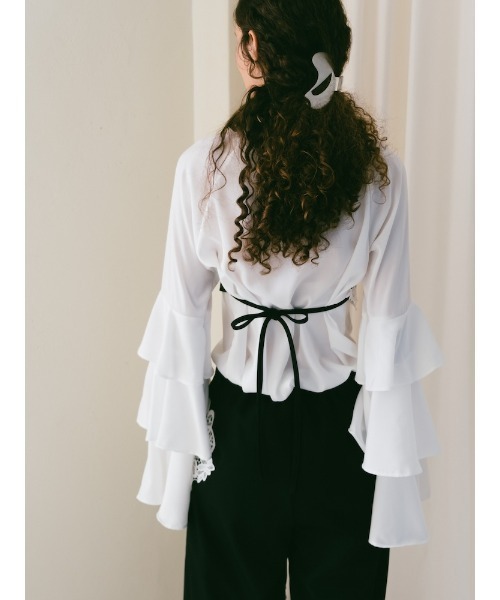 sahara（サハラ）の「Multiway Lace Bustier/マルチウェイレースビスチェ（その他トップス・レディース・ブラック/ブラウン/ベージュ・FREE）」の9枚目の写真