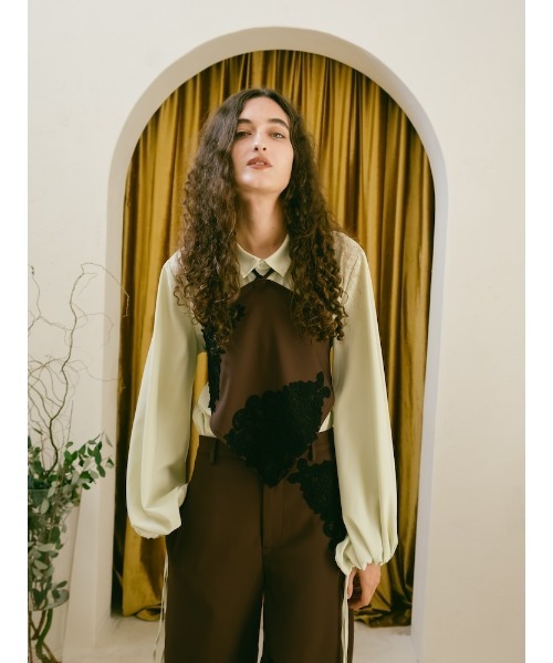 sahara（サハラ）の「Multiway Lace Bustier/マルチウェイレースビスチェ（その他トップス・レディース・ブラック/ブラウン/ベージュ・FREE）」の12枚目の写真