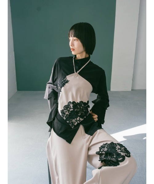 sahara（サハラ）の「Multiway Lace Bustier/マルチウェイレースビスチェ（その他トップス・レディース・ブラック/ブラウン/ベージュ・FREE）」の17枚目の写真