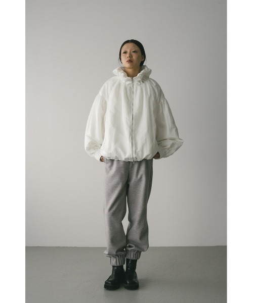 ギャザーネックブルゾン