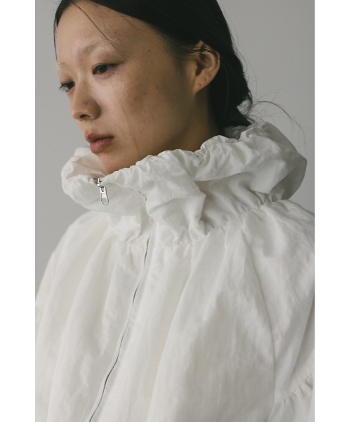 ギャザーネックブルゾン