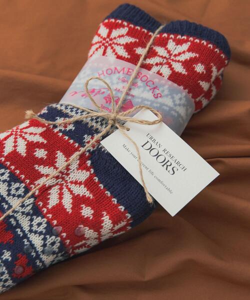 URBAN RESEARCH DOORS（アーバンリサーチドアーズ）の「ルームソックス（ソックス/靴下・レディース・ネイビー/アイボリー・ONE）」の9枚目の写真