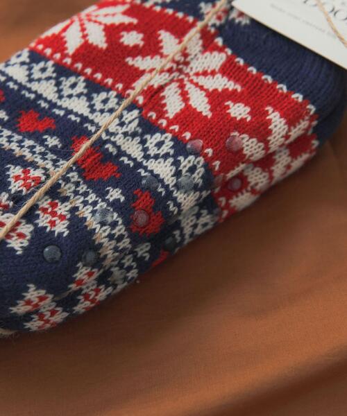 URBAN RESEARCH DOORS（アーバンリサーチドアーズ）の「ルームソックス（ソックス/靴下・レディース・ネイビー/アイボリー・ONE）」の10枚目の写真