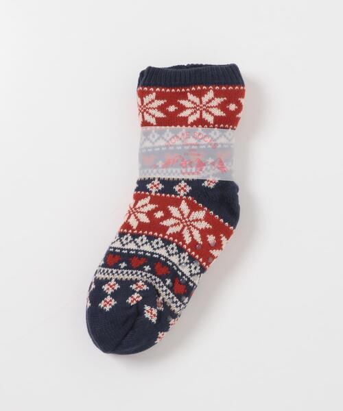 URBAN RESEARCH DOORS（アーバンリサーチドアーズ）の「ルームソックス（ソックス/靴下・レディース・ネイビー/アイボリー・ONE）」の3枚目の写真