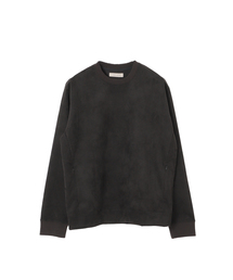 B.C STOCK | フェイクスエード クルーネックプルオーバー(スウェット)