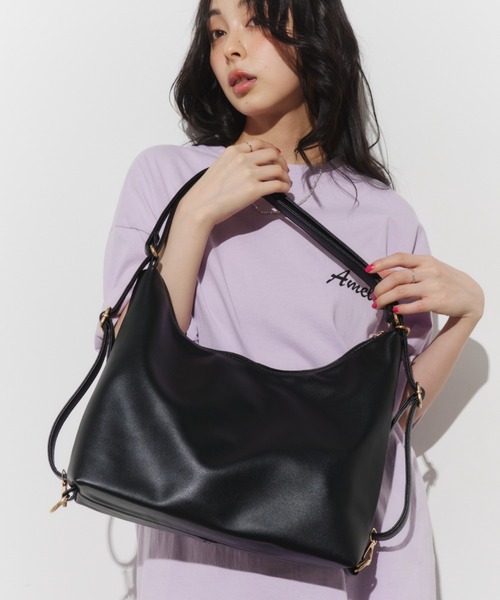 Unitage（ユニテージ）の「2wayフェイクレザートート【select item】（トートバッグ・レディース・ブラウン/ブラック/アイボリー・FREE）」の22枚目の写真