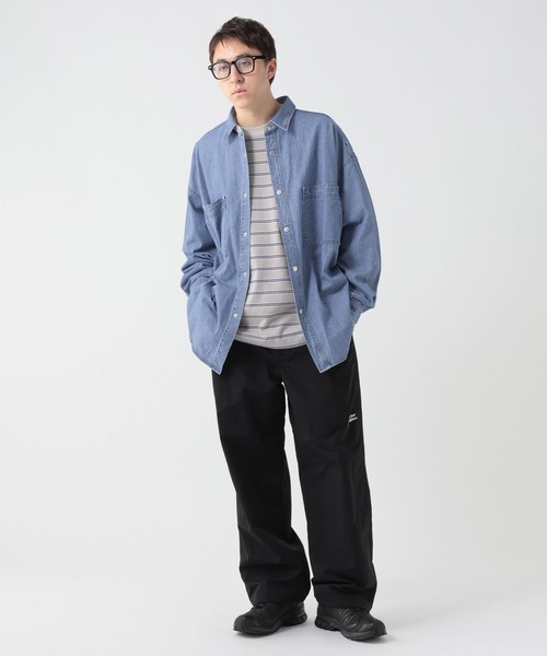 GEORGE'S(ジョージズ)の「デニムオーバーシャツ(シャツ/ブラウス・メンズ・ブルー/ブラック・MEDIUM/LARGE)」の18枚目の写真