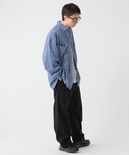 GEORGE'S(ジョージズ)の「デニムオーバーシャツ(シャツ/ブラウス・メンズ・ブルー/ブラック・MEDIUM/LARGE)」の20枚目の写真