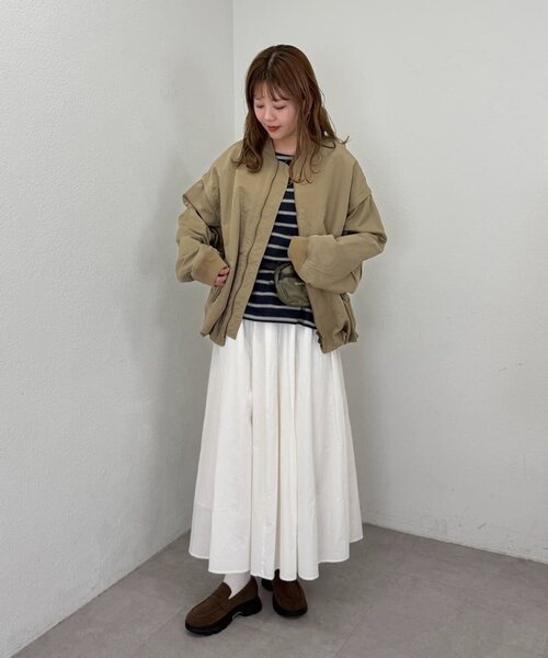 軽量/袖取り外し可/ユニセックス】ライトメモリー2WAYボンバーブルゾン