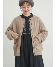 カーディガン/ボレロ（ベージュ系・刺繍）ファッション通販 - ZOZOTOWN