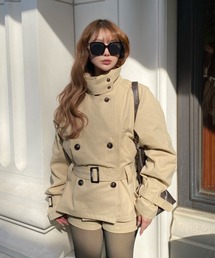 RAY CASSIN | ショート丈ルーズトレンチコート(トレンチコート)