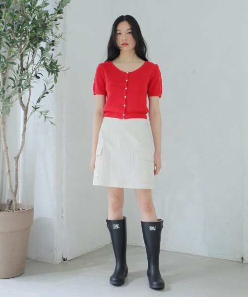 PAUL&ALICE（ポール&アリス）の「POCKET MINI SKIRT / CREAM（スカート・レディース・アイボリー・MEDIUM/SMALL）」の2枚目の写真