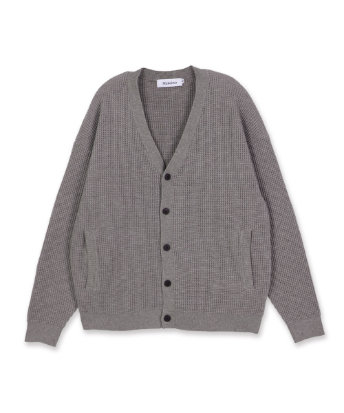 MAKEITTO(メイキット)の「デイリービスコースカーディガン_グレー(カーディガン/ボレロ・メンズ・その他・XX-LARGE/X-LARGE/LARGE/MEDIUM)」の1枚目の写真