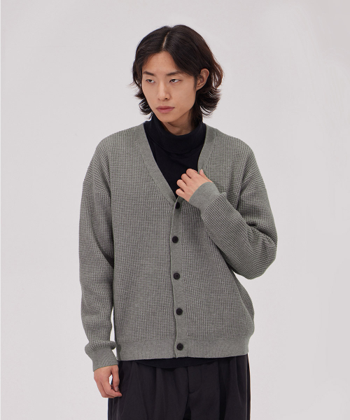 MAKEITTO(メイキット)の「デイリービスコースカーディガン_グレー(カーディガン/ボレロ・メンズ・その他・XX-LARGE/X-LARGE/LARGE/MEDIUM)」の3枚目の写真