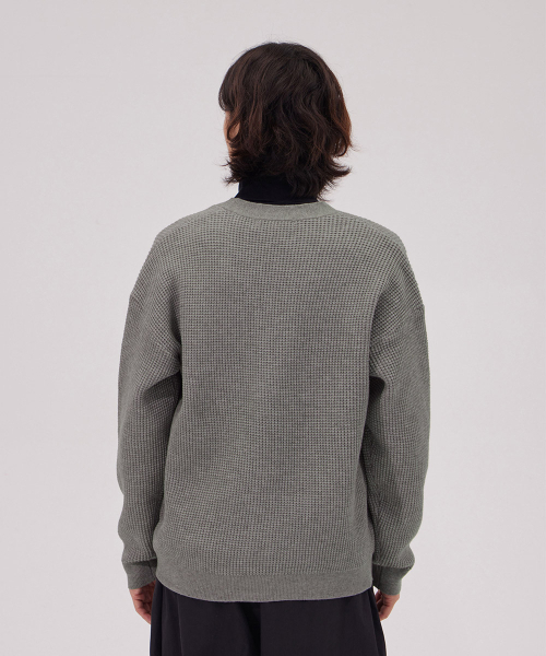 MAKEITTO(メイキット)の「デイリービスコースカーディガン_グレー(カーディガン/ボレロ・メンズ・その他・XX-LARGE/X-LARGE/LARGE/MEDIUM)」の5枚目の写真