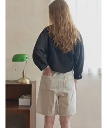 Stripe Short Pants - CREAM