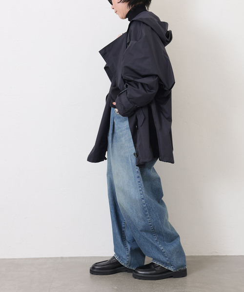 JOURNAL STANDARD LUXE（ジャーナルスタンダード　ラックス）の「《追加2》13OZデニム タックラウンドパンツ（デニムパンツ・レディース・ネイビー・SMALL/MEDIUM）」の15枚目の写真