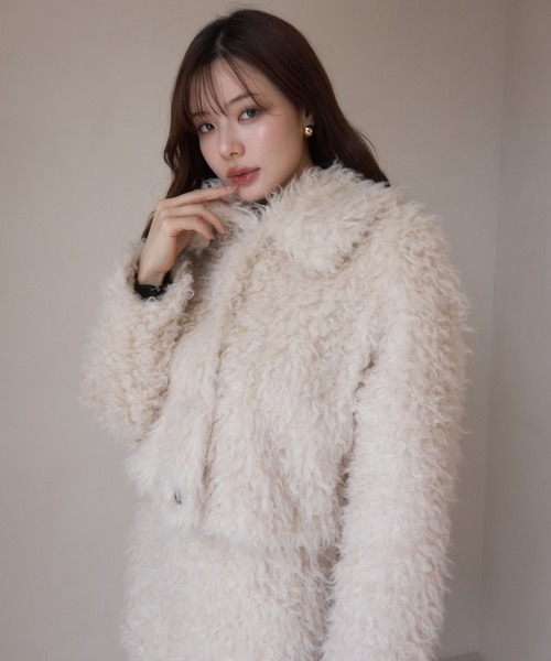 セール】ECOPEL FOUX FUR JACKET（ブルゾン）｜EIMY ISTOIRE（エイミー