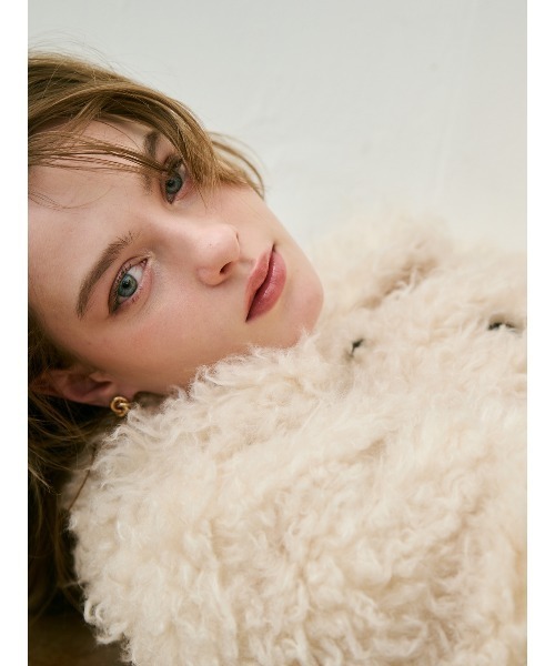 EIMY ISTOIRE(エイミーイストワール)の「ECOPEL FOUX FUR JACKET(ブルゾン・レディース・アイボリー・F)」の8枚目の写真
