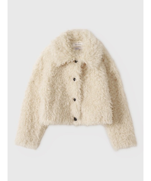 EIMY ISTOIRE(エイミーイストワール)の「ECOPEL FOUX FUR JACKET(ブルゾン・レディース・アイボリー・F)」の19枚目の写真