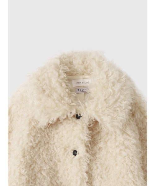 EIMY ISTOIRE(エイミーイストワール)の「ECOPEL FOUX FUR JACKET(ブルゾン・レディース・アイボリー・F)」の21枚目の写真
