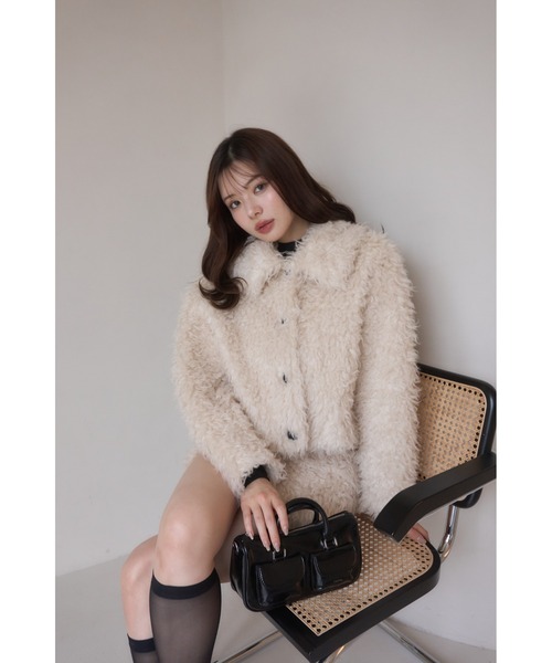 セール】ECOPEL FOUX FUR JACKET（ブルゾン）｜EIMY ISTOIRE（エイミー