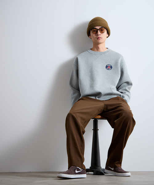 PARIS SAINT-GERMAIN（パリサンジェルマン）の「【Paris Saint-Germain / パリ・サン＝ジェルマン】 JP Sweat like Knit EMBLEM（ニット/セーター・メンズ・ネイビー/ライトグレー・MEDIUM/X-LARGE/LARGE）」の22枚目の写真