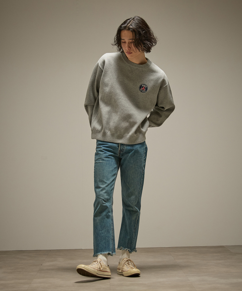 PARIS SAINT-GERMAIN（パリサンジェルマン）の「【Paris Saint-Germain / パリ・サン＝ジェルマン】 JP Sweat like Knit EMBLEM（ニット/セーター・メンズ・ネイビー/ライトグレー・MEDIUM/X-LARGE/LARGE）」の18枚目の写真