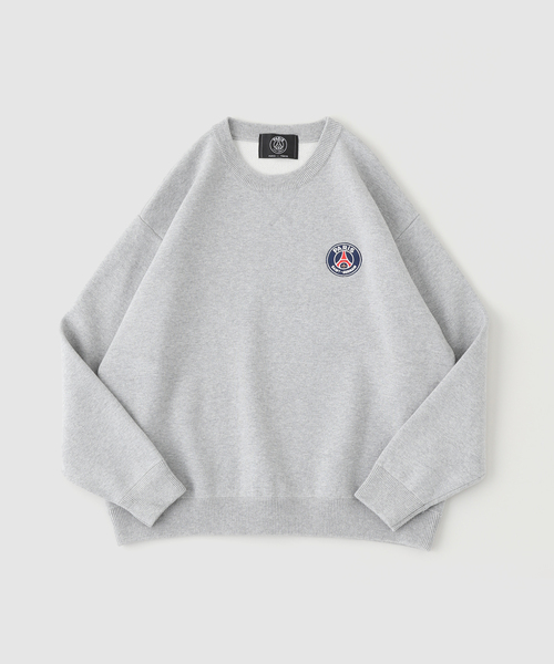 PARIS SAINT-GERMAIN（パリサンジェルマン）の「【Paris Saint-Germain / パリ・サン＝ジェルマン】 JP Sweat like Knit EMBLEM（ニット/セーター・メンズ・ネイビー/ライトグレー・MEDIUM/X-LARGE/LARGE）」の4枚目の写真