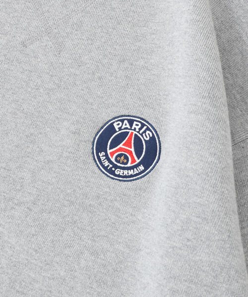 PARIS SAINT-GERMAIN（パリサンジェルマン）の「【Paris Saint-Germain / パリ・サン＝ジェルマン】 JP Sweat like Knit EMBLEM（ニット/セーター・メンズ・ネイビー/ライトグレー・MEDIUM/X-LARGE/LARGE）」の6枚目の写真