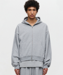 DEFINE（ディファイン）の「ベースクロップフードジップアップグレー（パーカー）」