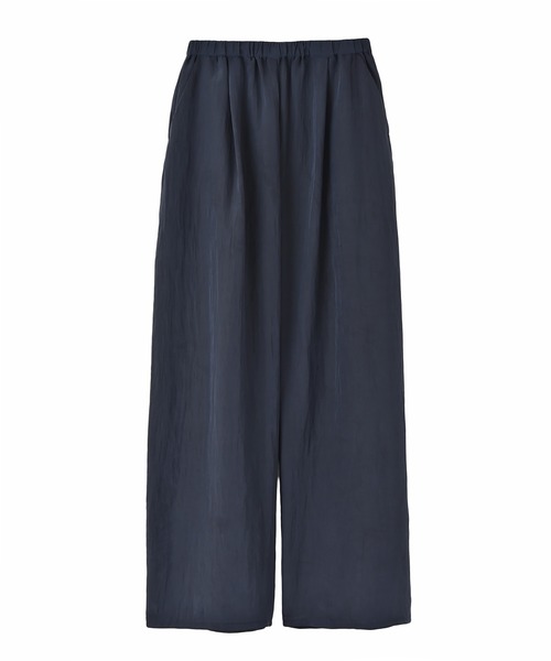 AKTE（アクテ）の「ボリュームクリンクルワイドパンツ（その他パンツ・レディース・ネイビー/ペールイエロー/ベビーピンク・FREE/TALL）」の2枚目の写真