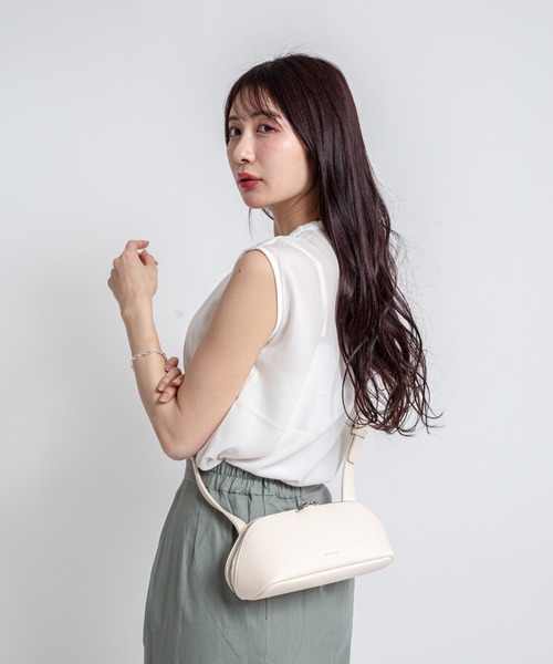 ADD CULUMN(アドカラム)の「【ADD CULUMN/アドカラム】ボディバッグ FIGRE BODYBAG S(ボディバッグ/ウエストポーチ・レディース・ブラック/ブラウン/アイボリー/ピンク・FREE)」の22枚目の写真