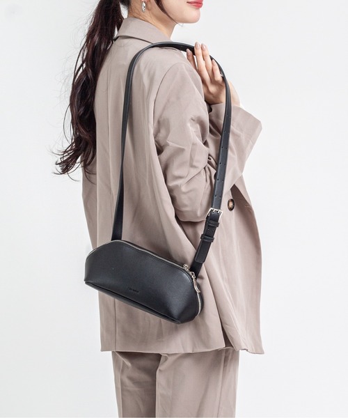ADD CULUMN(アドカラム)の「【ADD CULUMN/アドカラム】ボディバッグ FIGRE BODYBAG S(ボディバッグ/ウエストポーチ・レディース・ブラック/ブラウン/アイボリー/ピンク・FREE)」の9枚目の写真