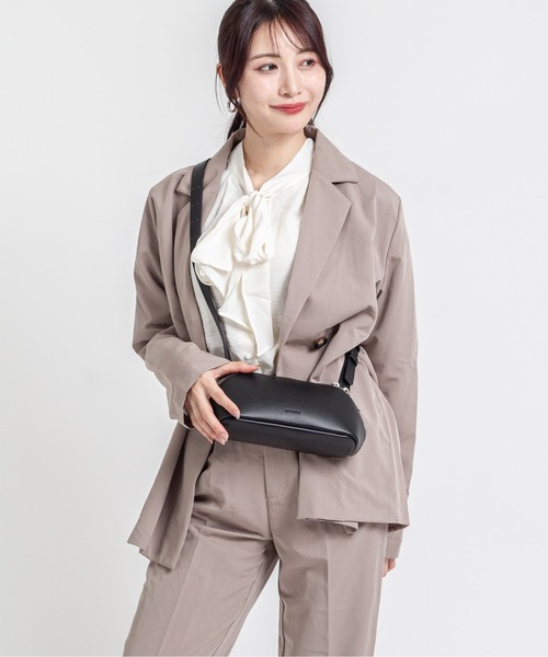 ADD CULUMN(アドカラム)の「【ADD CULUMN/アドカラム】ボディバッグ FIGRE BODYBAG S(ボディバッグ/ウエストポーチ・レディース・ブラック/ブラウン/アイボリー/ピンク・FREE)」の7枚目の写真